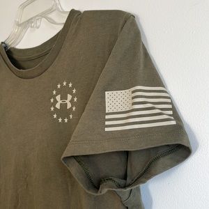 Men’s Under Armour Green Freedom T-Shirt